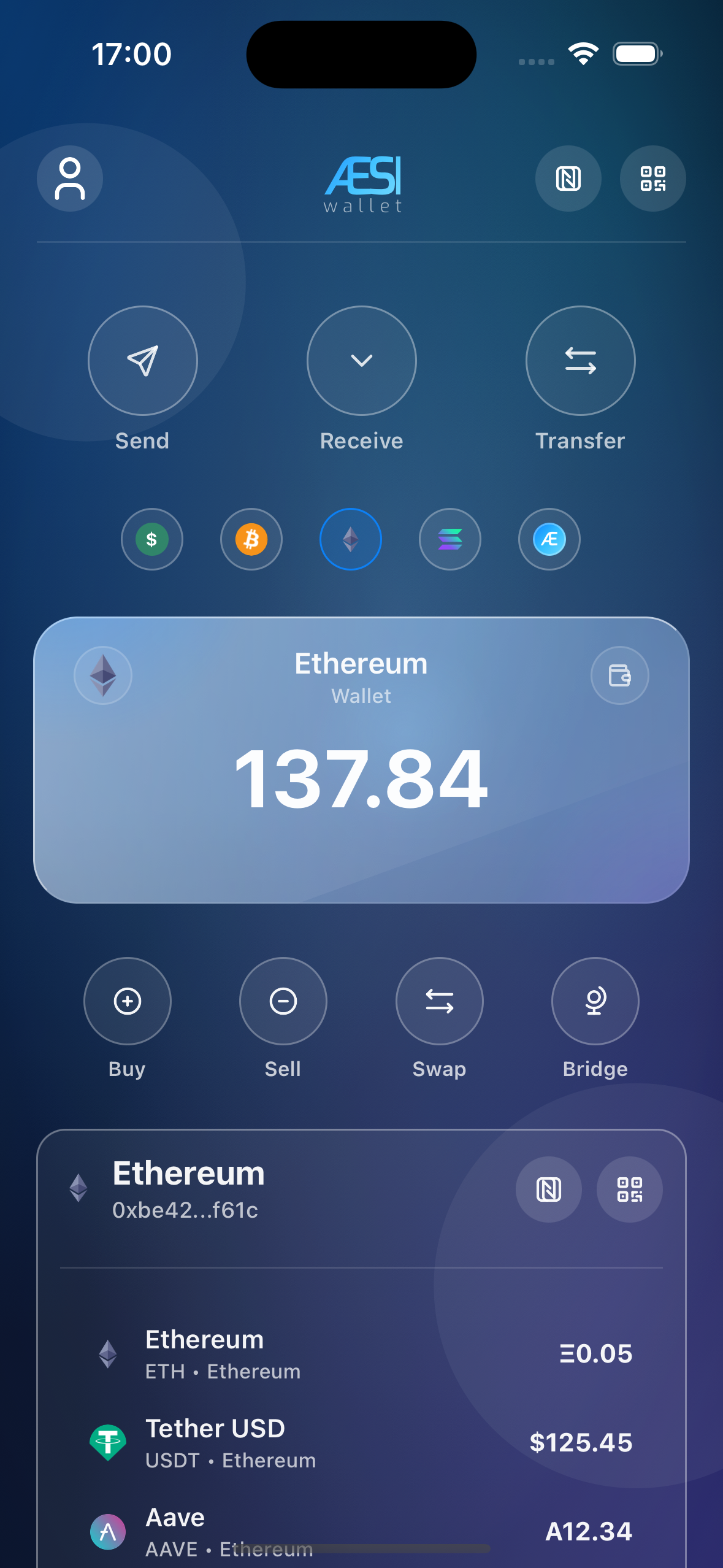 ÆSI app screenshot 2